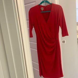 NWT Anne Klein red dress